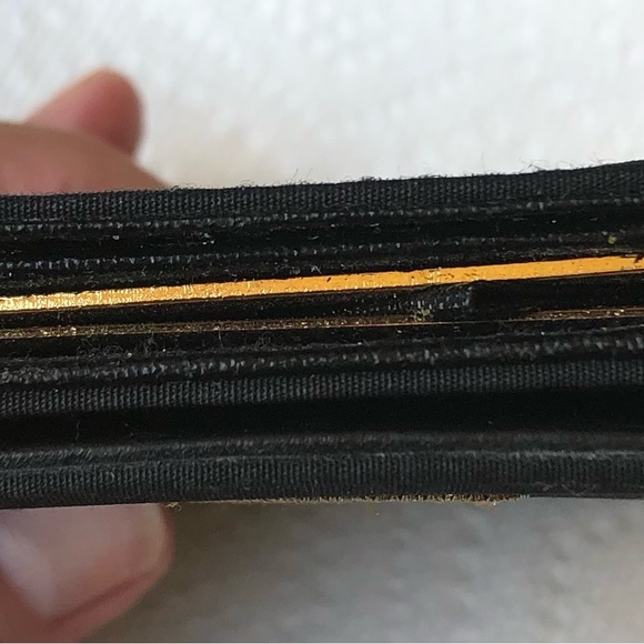 Vintage Moschino Black Nylon and Leather Coin Card Wallet - Rare Find - Picture 4 of 8